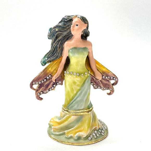 TREASURE IT Sara D. Ward Limited Edition Fairy VIRGO Zodiac Pill/Trinket Box - Picture 1 of 8
